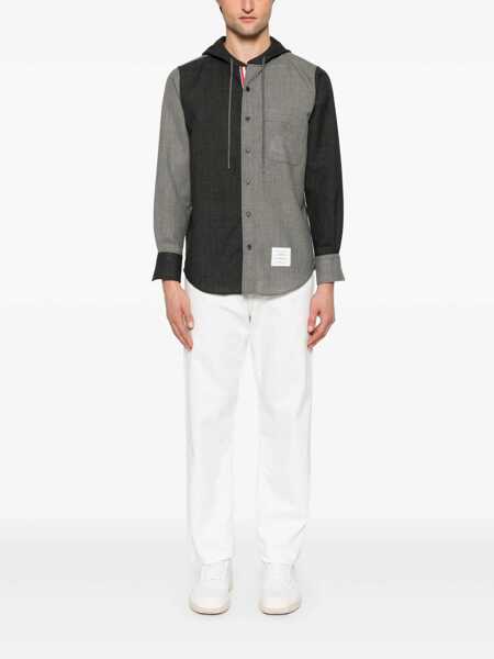 Camasi Thom Browne Thom Browne Shirts GREY Barbati (BM 18058305) 2