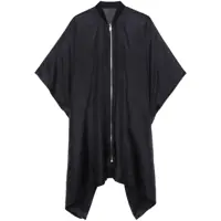 Paltoane Rick Owens Zip-Front Silk Coat Femei