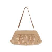 Genti mini Themoirè Emera Fringed Clutch Femei