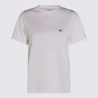 Tricouri Fiorucci White Cotton T-Shirt Femei