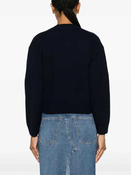 Pulovere A.P.C. A.P.C. Esther Virgin Wool Crew-Neck Sweater BLUE Femei (BM 18059598) 4