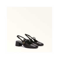 Pantofi cu toc Furla Leather Slingback Femei