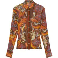 Camasi casual Barocco silk crepe Shirt Femei