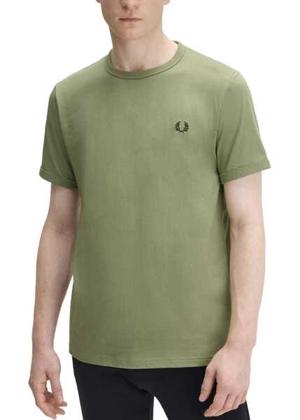 Tricouri Fred Perry T-Shirt Ringer GREEN Barbati (BM 18060169) 3