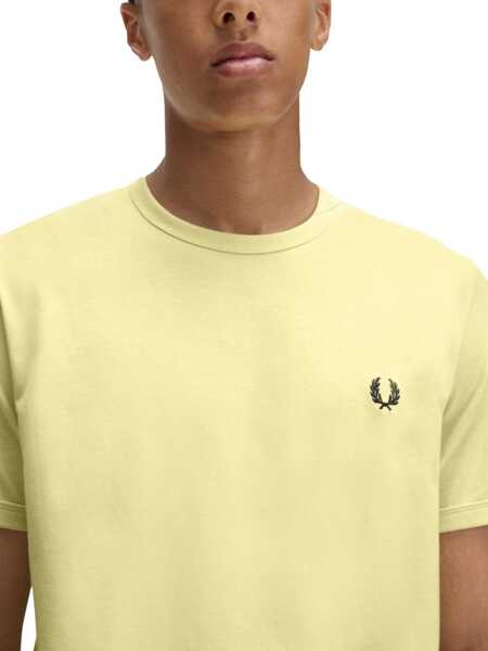 Tricouri Fred Perry T-Shirt Ringer YELLOW Barbati (BM 18060172) 2