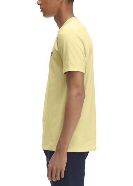 Tricouri Fred Perry T-Shirt Ringer YELLOW Barbati (BM 18060172) 3