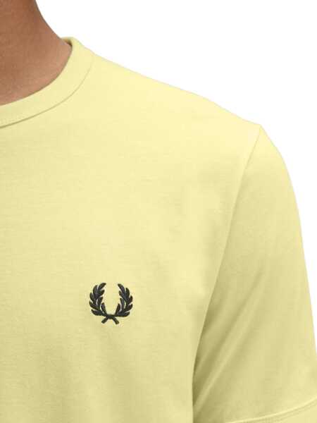 Tricouri Fred Perry T-Shirt Ringer YELLOW Barbati (BM 18060172) 4