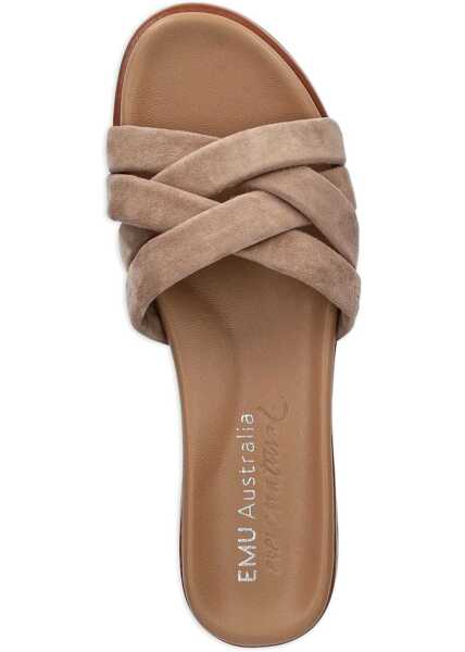 Slapi EMU Australia Ikara Brown Femei (BM 18060343) 3