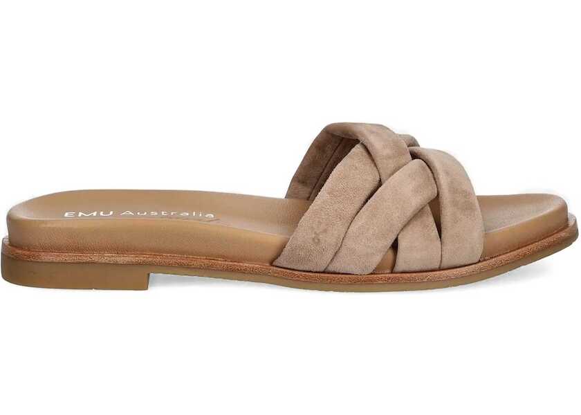 Slapi EMU Australia Ikara Brown Femei (BM 18060343) 1