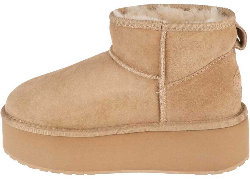 Bocanci de iarna EMU Australia Stinger Micro Flatform Beige Femei (BM 18060349) 2