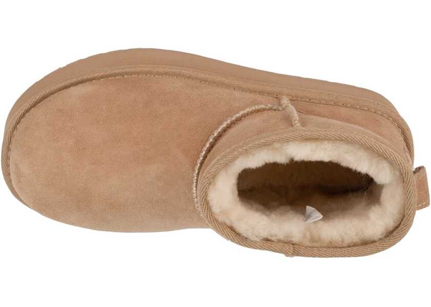 Bocanci de iarna EMU Australia Stinger Micro Flatform Beige Femei (BM 18060349) 3