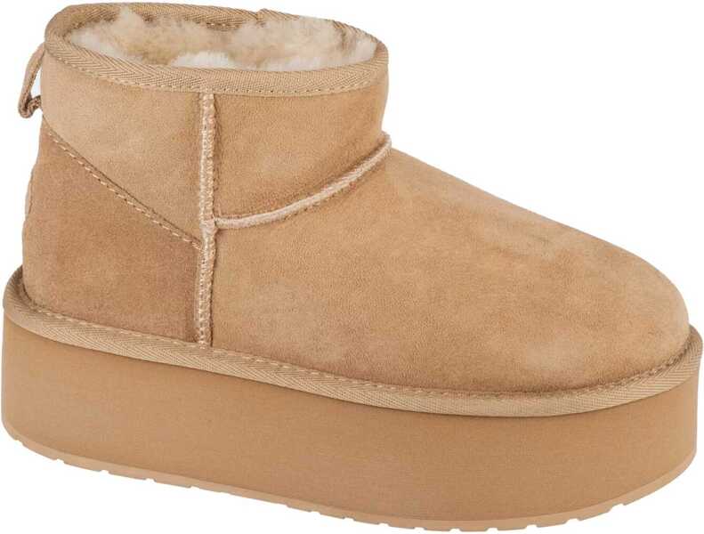 Bocanci de iarna EMU Australia Stinger Micro Flatform Beige Femei (BM 18060349) 1