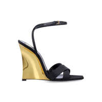 Pantofi cu toc Saint Laurent Lucienne Sandal Wedges Femei