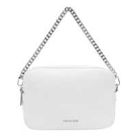 Genti de umar Michael Kors White Calf Leather 'Camera' Crossbody Bag Femei