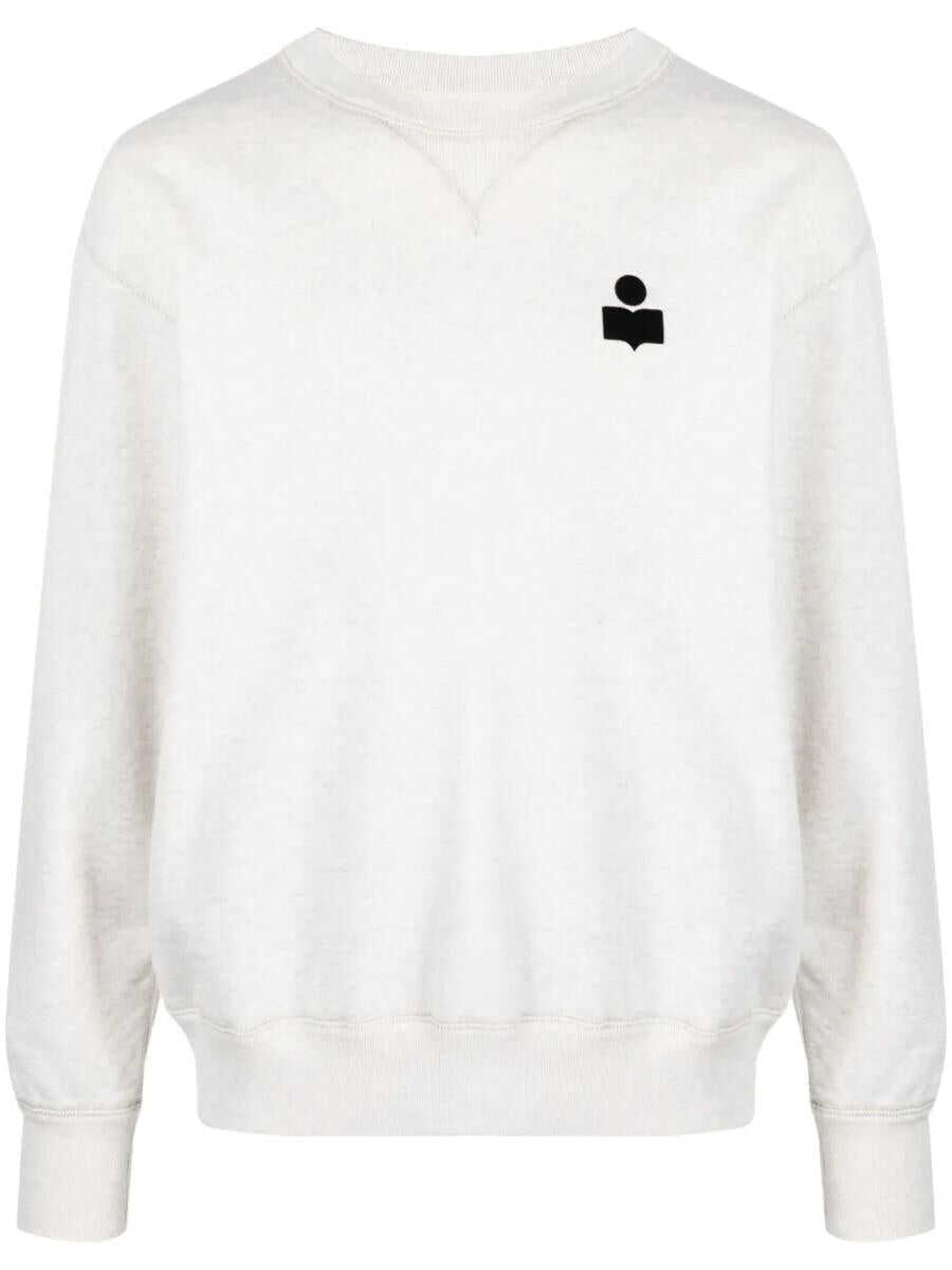 Pulovere Isabel Marant Isabel Marant Mike Print Sweatshirt Beige Barbati (BM 18064656) 1
