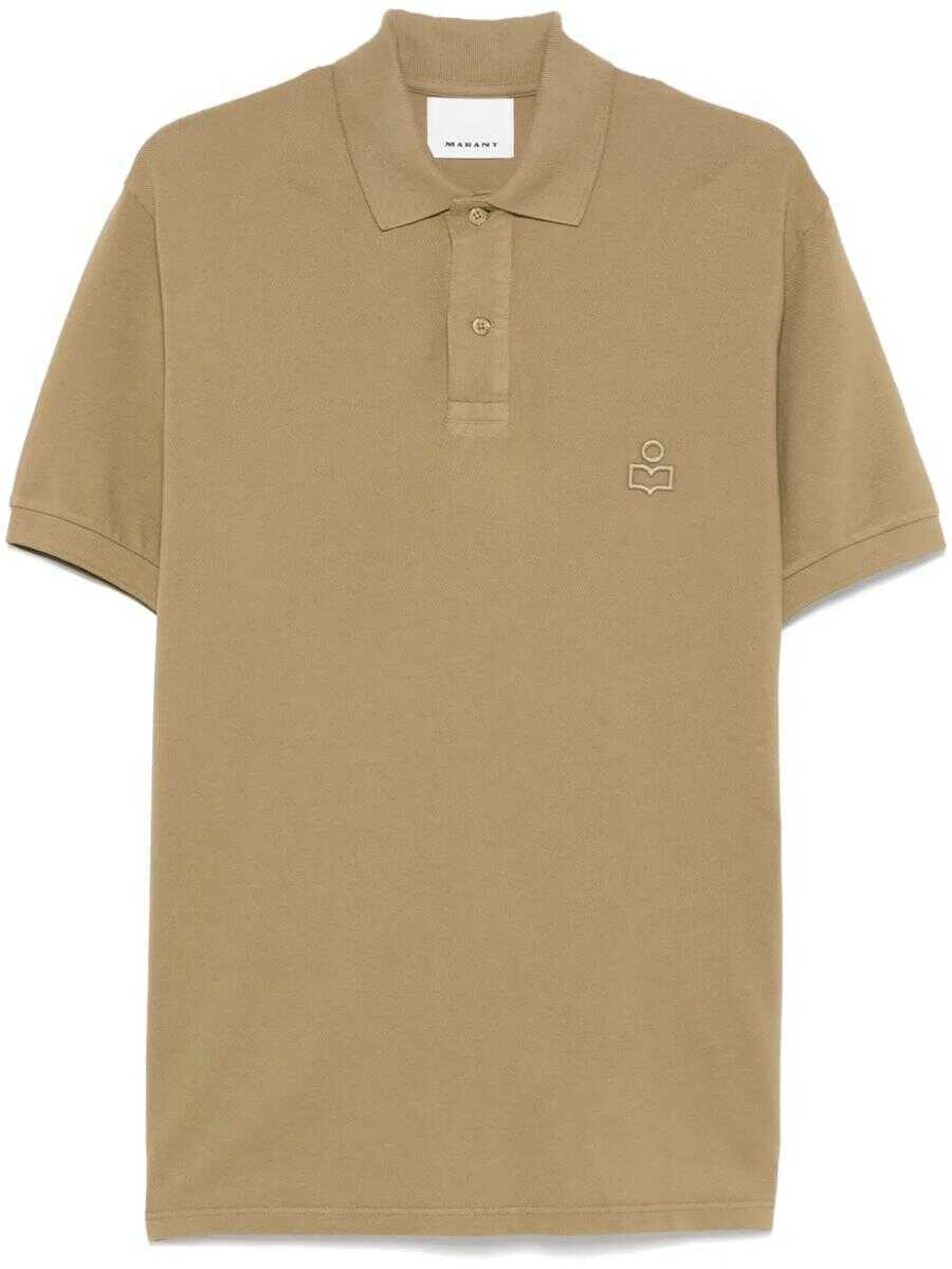 Tricouri Polo Isabel Marant Isabel Marant Polo Afko GREEN Barbati (BM 18064665) 1