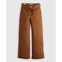 Pantaloni casual Levi'S Xl Straight Sorrel Horse Linen Clothing Femei