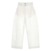Pantaloni casual Studio Nicholson Round Leg Cotton Trousers Femei