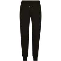 Pantaloni Dolce & Gabbana Black Cotton Track Pants Barbati