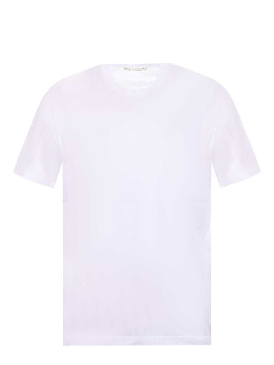 Topuri FILIPPO DE LAURENTIIS Filippo De Laurentiis  T-Shirts And Polos WHITE Barbati (BM 18066954) 1