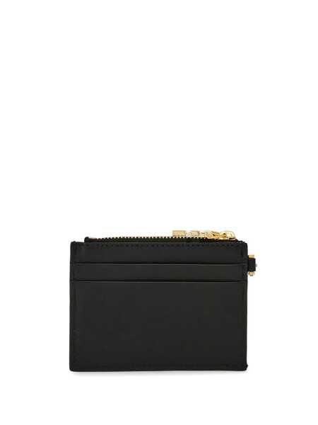 Portofele Ferragamo Leather card case with keychain Black Femei (BM 18067359) 2