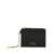 Ferragamo Leather card case with keychain Black