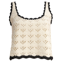 Bluze Rhiannon Crochet Tank Femei