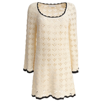 Rochii elegante Rhiannon Crochet Dress Femei