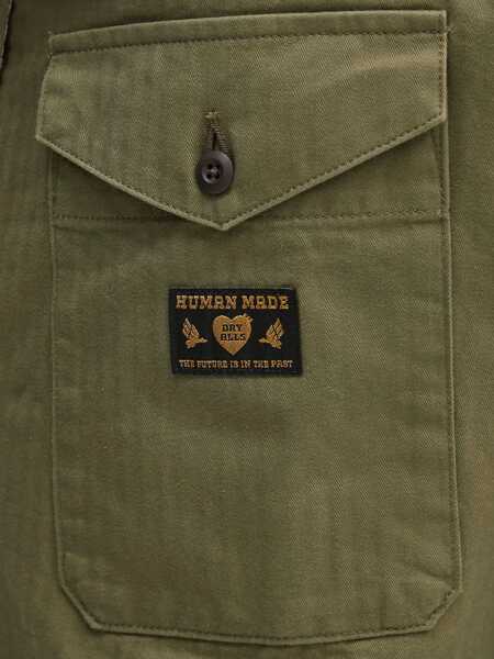 Pantaloni casual HUMAN MADE Cargo trousers Green Barbati (BM 18067446) 4