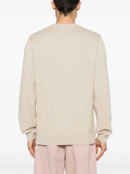 Pulovere Carhartt Crew-neck sweater with logo Beige Barbati (BM 18067449) 4