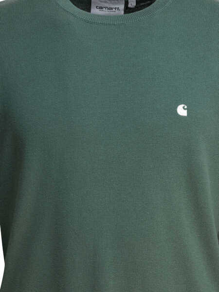 Pulovere Carhartt Crew-neck sweater with logo Green Barbati (BM 18067455) 3