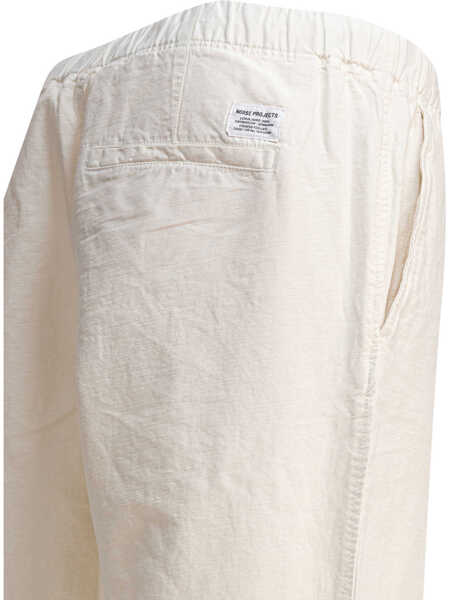 Pantaloni casual Norse Projects Ezra trousers White Barbati (BM 18067497) 4