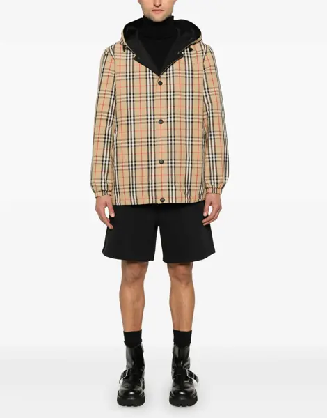 Jachete Burberry Reversible waterproof Jacket ARCHIVE BEIGE IP CHK Barbati (BM 18067645) 2