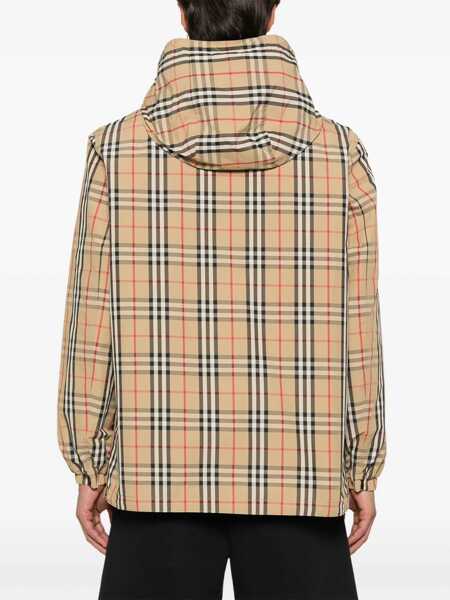 Jachete Burberry Reversible waterproof Jacket ARCHIVE BEIGE IP CHK Barbati (BM 18067645) 4