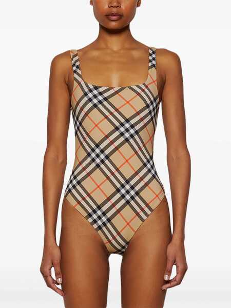 Costume de baie intregi Burberry One piece Swimsuit SAND IP CHECK Femei (BM 18067663) 4