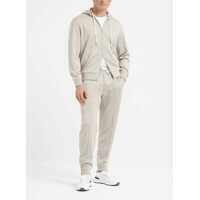 Topuri Brunello Cucinelli pentru Barbati - Bluze de trening Brunello Cucinelli Cashmere Hoodie BROWN Barbati (BM 18067744) - B-mall.ro