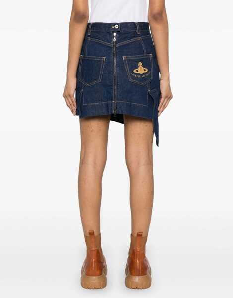 Fuste casual Vivienne Westwood Sailor Skirt DENIM Femei (BM 18068008) 4