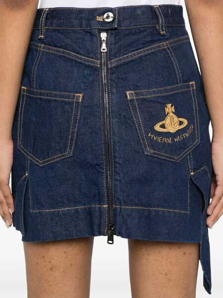 Fuste casual Vivienne Westwood Sailor Skirt DENIM Femei (BM 18068008) 5