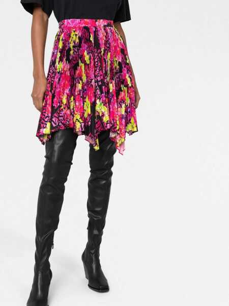 Fuste Versace Versace Printed Pleated Skirt MULTICOLOR Femei (BM 18068535) 3