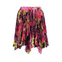 Fuste Versace Printed Pleated Skirt Femei