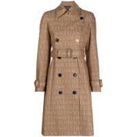 Paltoane Versace Cotton Blend Trench Coat Femei