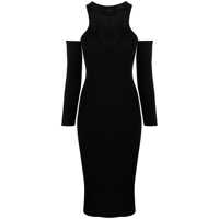 Rochii Pinko Ribbed Knit Midi Dress Femei