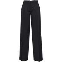 Pantaloni casual Pinko Perù Crepe Wide-Leg Trousers Femei