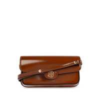 Genti de umar Tory Burch Brown Leather Shoulder Bag Femei
