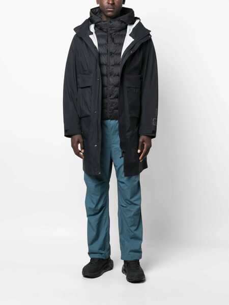 Geci de iarna C.P. Company C.P. Company Technical Fabric Parka With Internal Removable Down Jacket BLUE Barbati (BM 18069171) 2