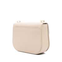 Genti de umar Salvatore Ferragamo Dama - Genti de umar Salvatore Ferragamo Beige Shoulder Bag With Metal Gancini Detail On The Front In Hammered Leather Woman Beige Femei (BM 18069489) - B-mall.ro