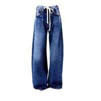 Blugi Citizens Of Humanity Brynn Drawstring-Waist Cotton Jeans Mid Indigo Femei