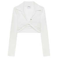 Tricouri Polo Courrèges Polo Twist-Detailing Shirt Femei