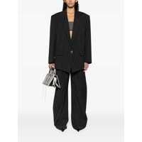 Geci THE ATTICO Dama - Geci THE ATTICO The Attico Single-Breasted One Button Jacket BLUE Femei (BM 18069711) - B-mall.ro