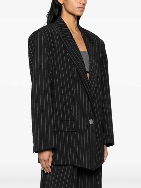 Geci THE ATTICO The Attico Single-Breasted One Button Jacket BLUE Femei (BM 18069711) 3